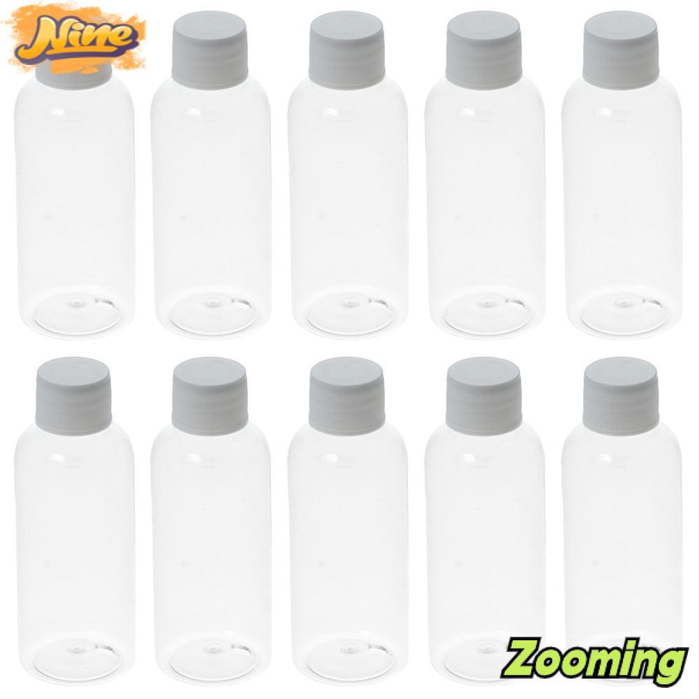 ZOOMING 10 ชิ้น Ginger Shot ขวดรั่ว 60 มล. สําหรับของเหลว Wellness Juice Shot ขวดรีฟิล