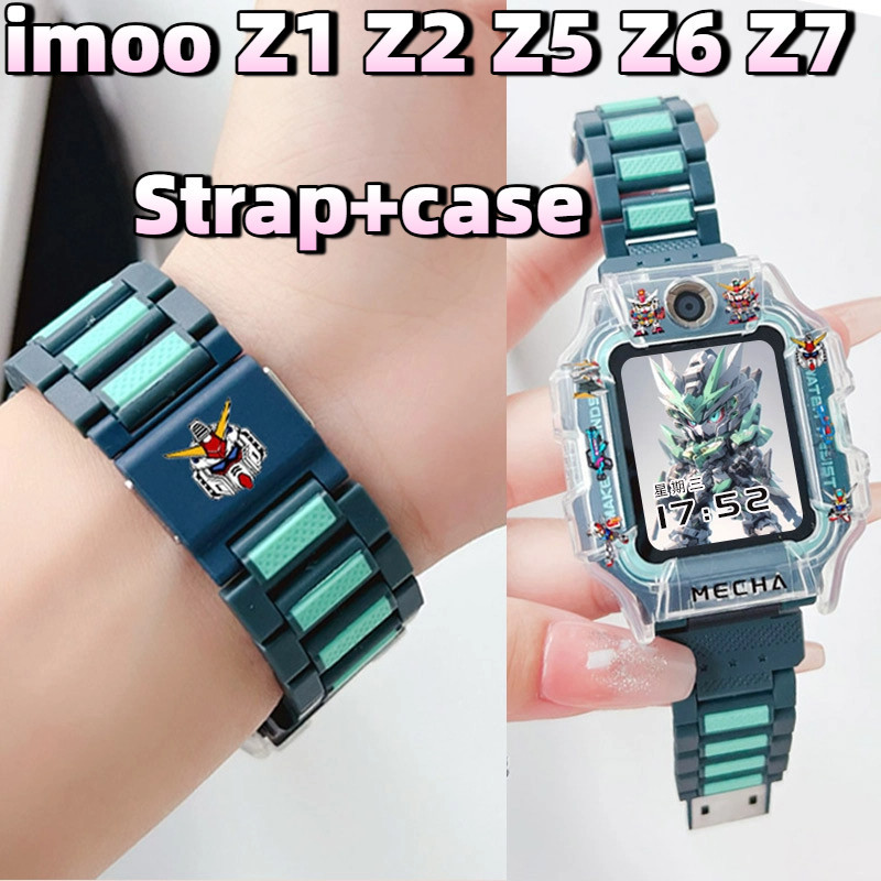 [สต๊อกพร้อม]สายรัดแม่เหล็ก Mecha Warrior + เคสป้องกันการ์ตูน imoo Z1 Z2 Z5 Z6 Z7 imoo x10 imoo X10 ส