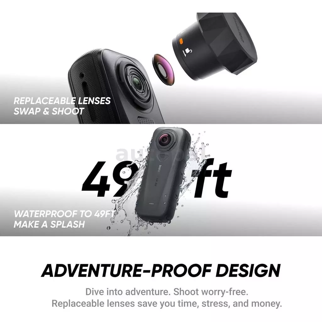 Insta360 X4 กล้องแอคชั่น 8K 360 องศา กันน้ำ thumbnail 7