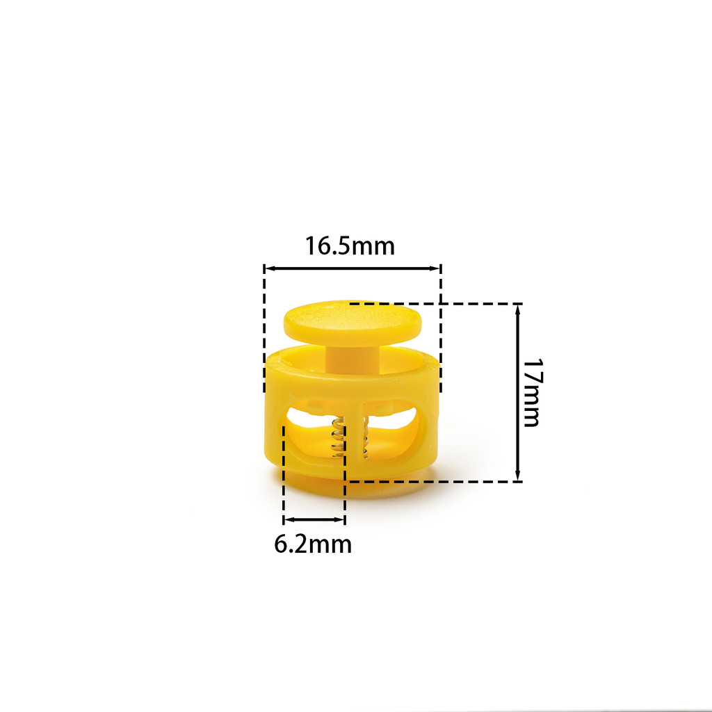 St.kunkka พลาสติกล็อคสายไฟสปริงสลับ Stopper รูเดียว Drawstring End คลิปล็อค Pin Fastener DIY เย็บอุปกรณ์เสริม — صورة 2