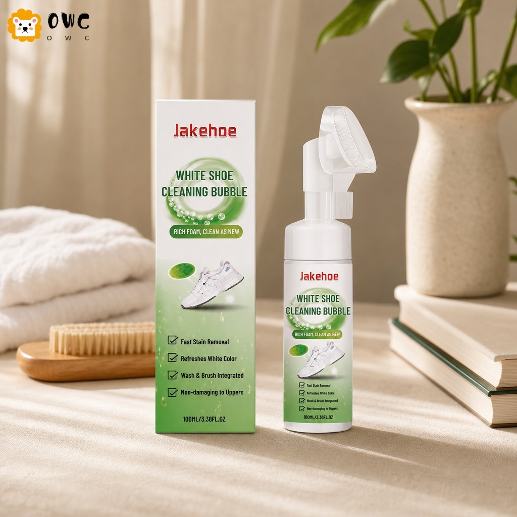 Waterless Sneaker Foam Cleaner 100ml น้ํายาทําความสะอาดรองเท้าไม่มีการล้างโฟมทําความสะอาดล้ําลึกสําห