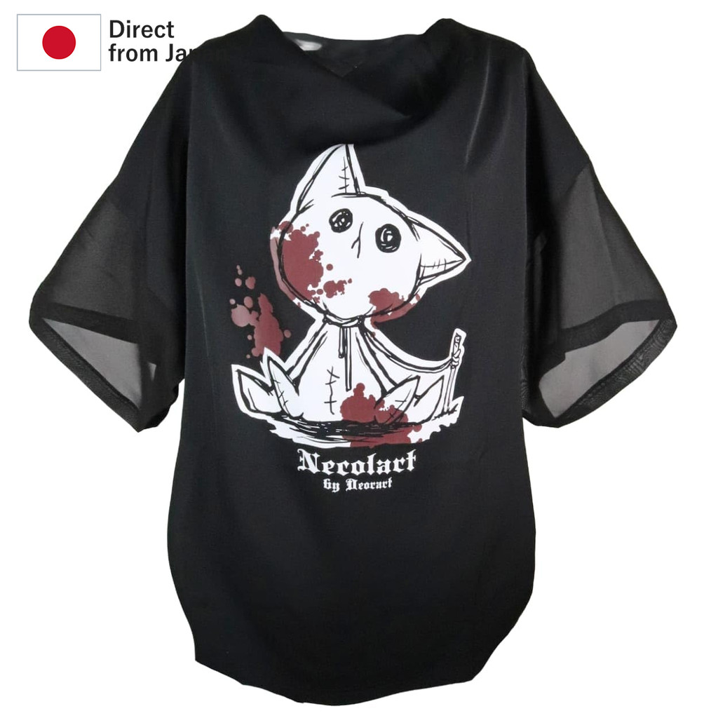 ญี่ปุ่น [ดิออราต] เสื้อยืดคอเดรปแขนซีทรู [NECOLA ตุ๊กตา] เนโคลา ยามิคาวาอี้ กอธิค ยูนิเซ็กซ์ DRT2897