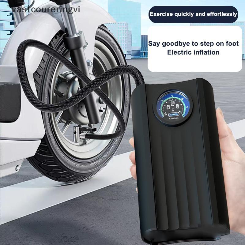 ERV แบบพกพายาง Inflator Air Pumppact ชาร์จ Airpressors สําหรับ Ball รถจักรยานยนต์ Fast Inflation ปั๊