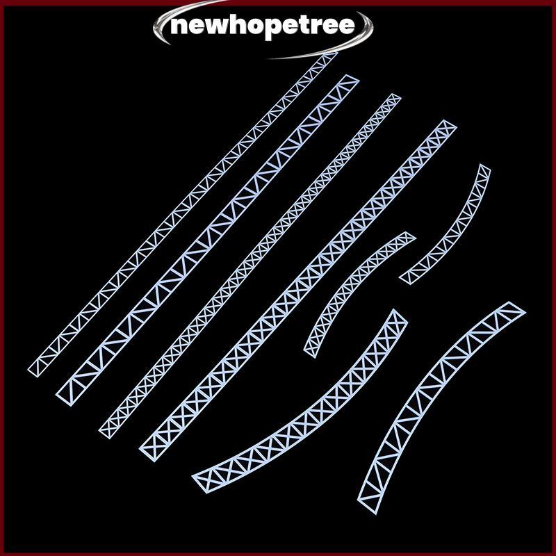 Nhee 1:87-1:64 Ho Scale สถาปัตยกรรมอาคารรุ่นวัสดุ Truss สะพานโครงสร้างเหล็กสนับสนุน Highway รุ่นฉากคานเหล็ก Glory