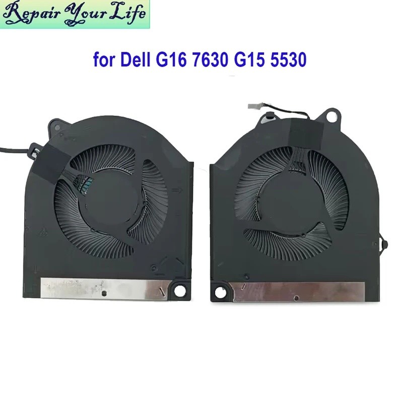 * หม้อน้ําระบายความร้อน CPU GPU พัดลมสําหรับ Dell G16 7630 G15 5530 2023 Gamer แล็ปท็อป VGA Cooler D