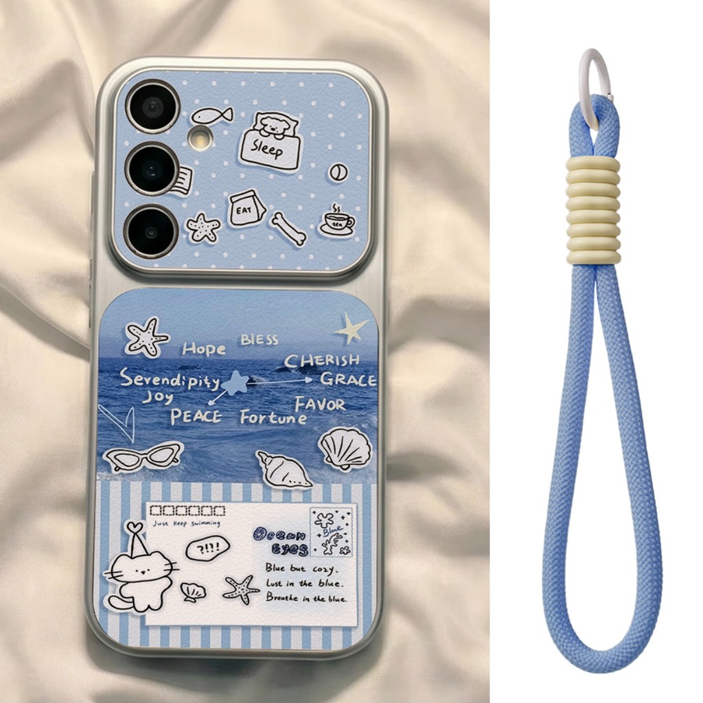 เคสโทรศัพท์ for Samsung A56 A55 A17 A57 A07 A54 S24 S25 A16 A05S A15 S26 Ultra A34 A35 A36 A53 A06 A14 A23 สร้อยข้อมือ