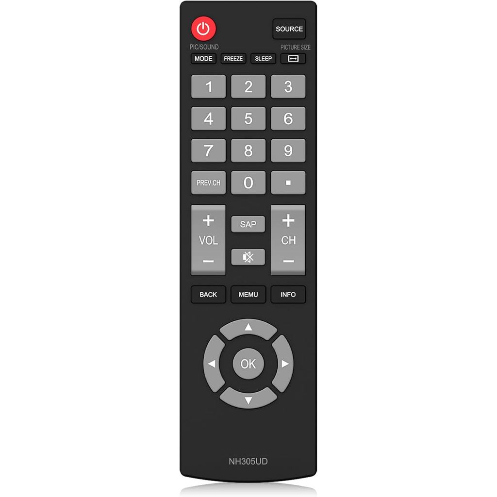 NH305UD สําหรับ Emerson TV Remote Replacement, Universal รีโมทคอนโทรลสําหรับ Emerson TV LF402EM6 LF4