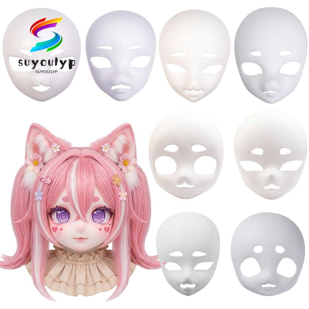 SUYOUMY Kigurumi ฐาน Beast Skull, คอสเพลย์สัตว์หัวแมว Skull, Kawaii พลาสติก DIY Furry อะนิเมะปาร์ตี้