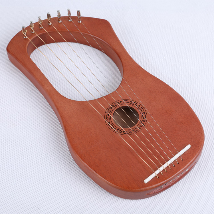 Lyre Small Harp Seven-String Tone Piano lyre Piano lyre Greek Niche เครื่องดนตรี