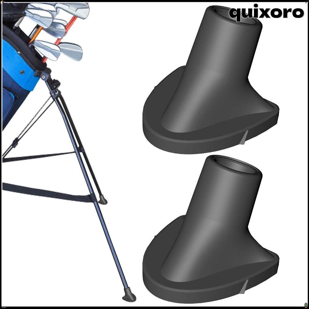 QUIXORO Golf Bag Feet 2 ชิ้น Mat Universal Rubber Feet