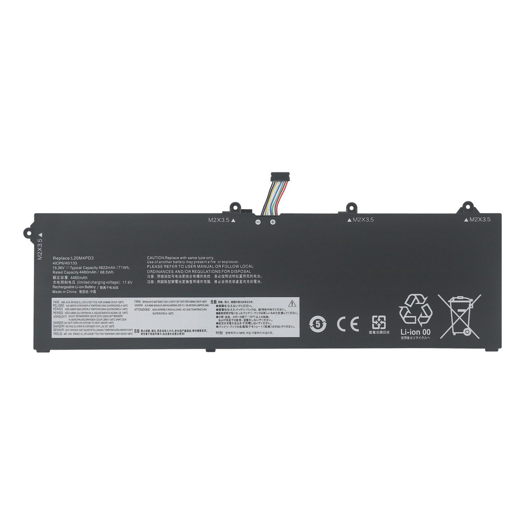 แบตเตอรี่โน้ตบุ๊ก Lenovo Savior R9000X 2021R L20L4PD3 L20M4PD3