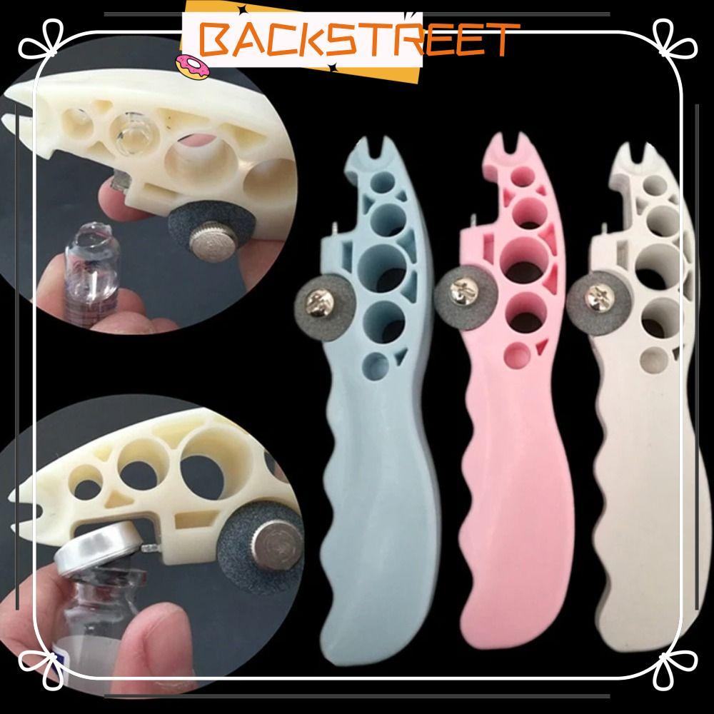 BACKSTAGE Vial Cover Remover, เครื่องมือสะดวก Ampoule ที่เปิดขวด, อุปกรณ์ตัดแบบพกพา Handle Accessori