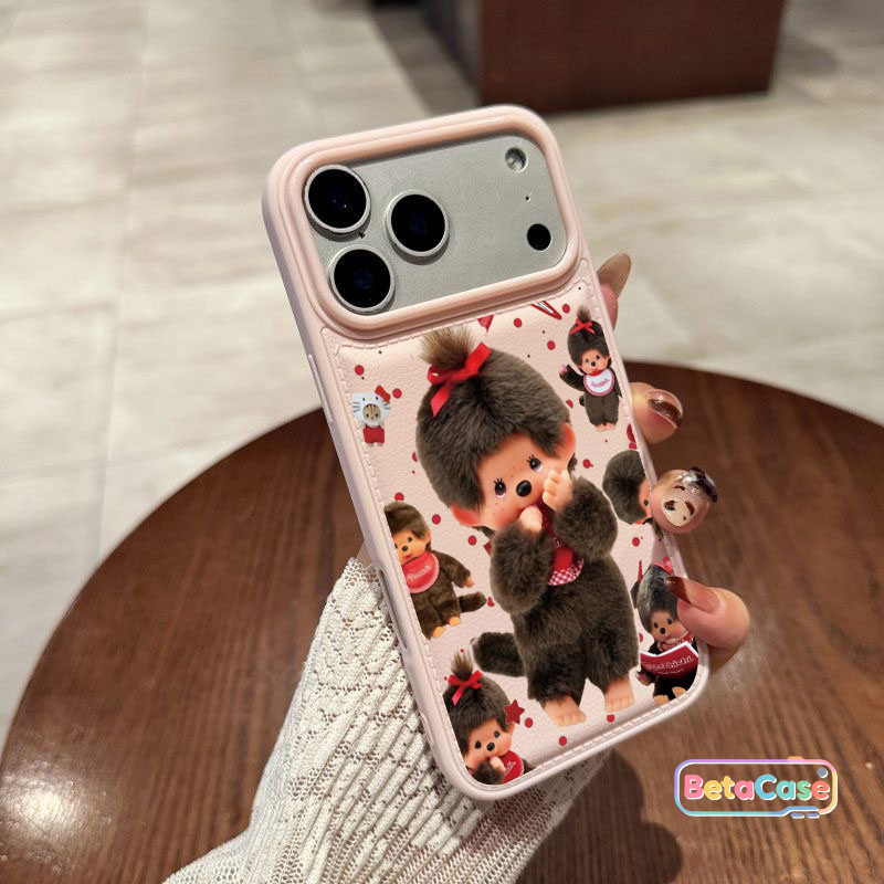 เคสไอโฟน 17ProMax 17Pro 16Pro Plus 16 15 14 13 12 11 เคสโทรศัพท์มือถือลายลิงชีวิตสนุกลิงน่ารัก