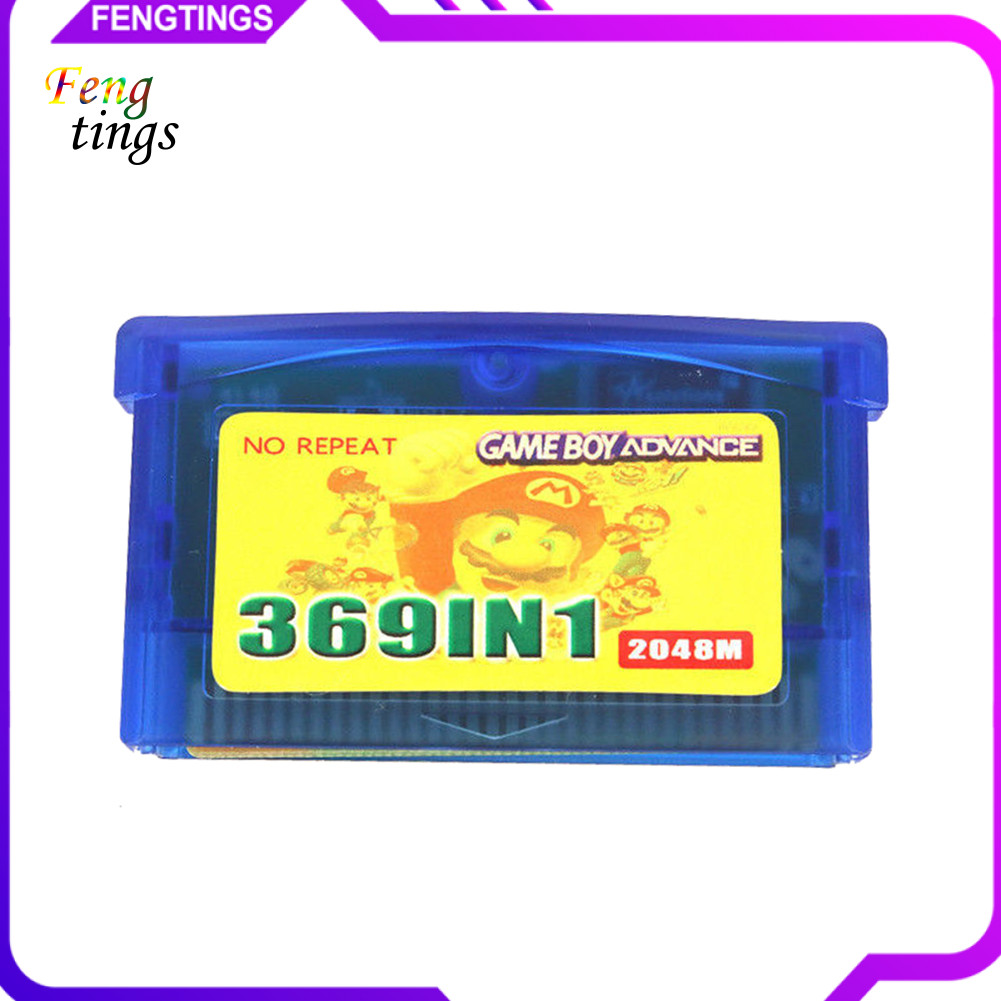 [Ft] 369 in 1 US Version Game Cartridge การ์ดเกมสําหรับ GameBoy Advance