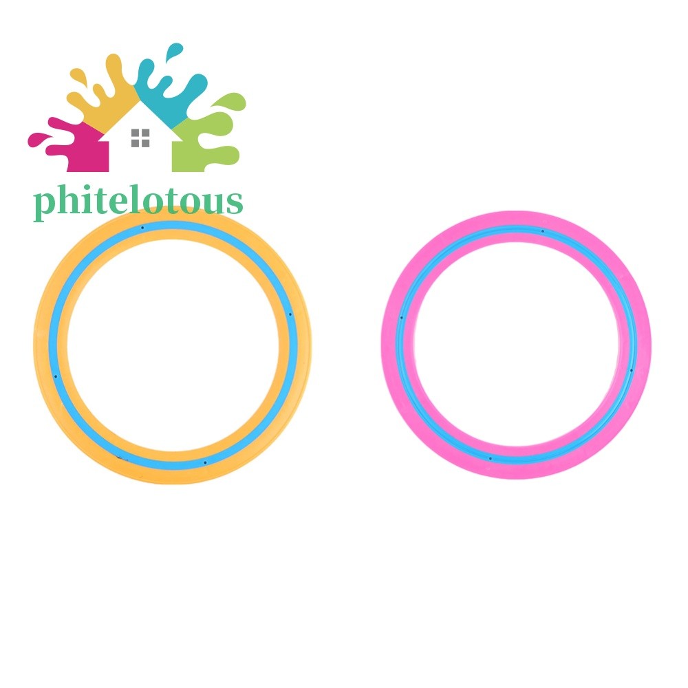 ❤ Phitelotous 25 ซม.Flying Disc แบบพกพา Flying Ring อเนกประสงค์โยนแผ่นจับกลางแจ้ง Flying Disc สําหรั