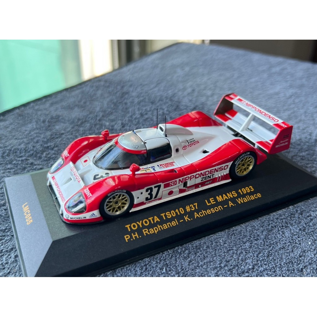 IXO 1/43 Toyota TS010 1993 เบอร์ 37 Car Le Man Endurance Race โมเดลรถอัลลอย#TOYOTA/โตโยต้า #汽车模型 ด้ว