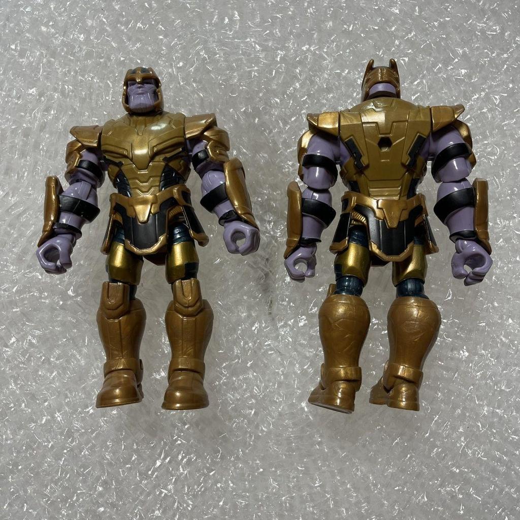 สินค้าจํานวนมาก Marvel Fulian Movable Thanos Infinite ถุงมืออินเทรนด์เล่นเดสก์ท็อปรูปของเล่นเครื่องประดับของเล่น