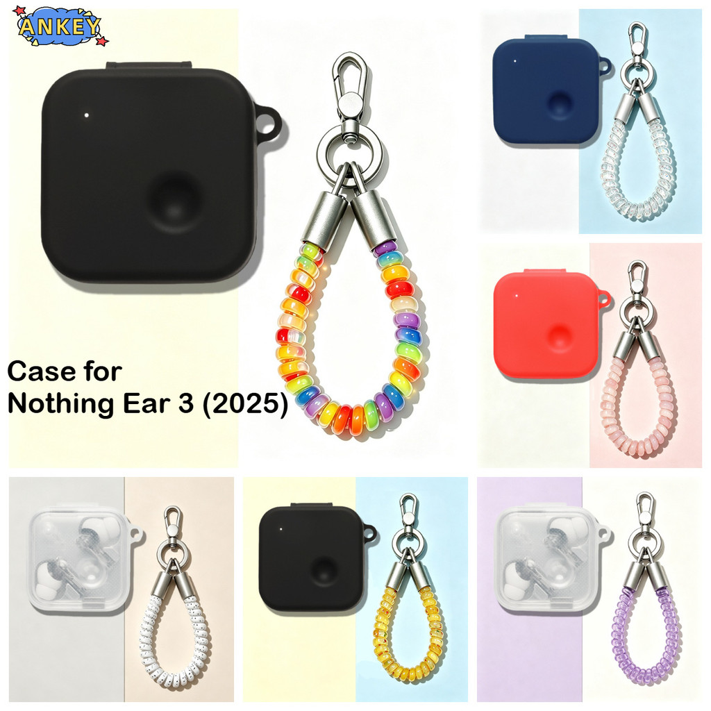 Compatible with Nothing Ear 3 (2025) Bluetooth Earphone Silicone Protective Case for Nothing Ear3 / 