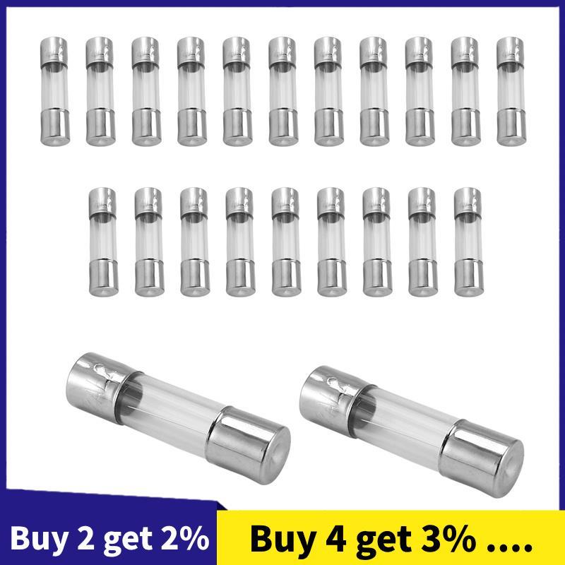 20 x 250 V 2A F2AL Quick F link ฟิวส์หลอดแก้ว 5 มม. x 20 มม.