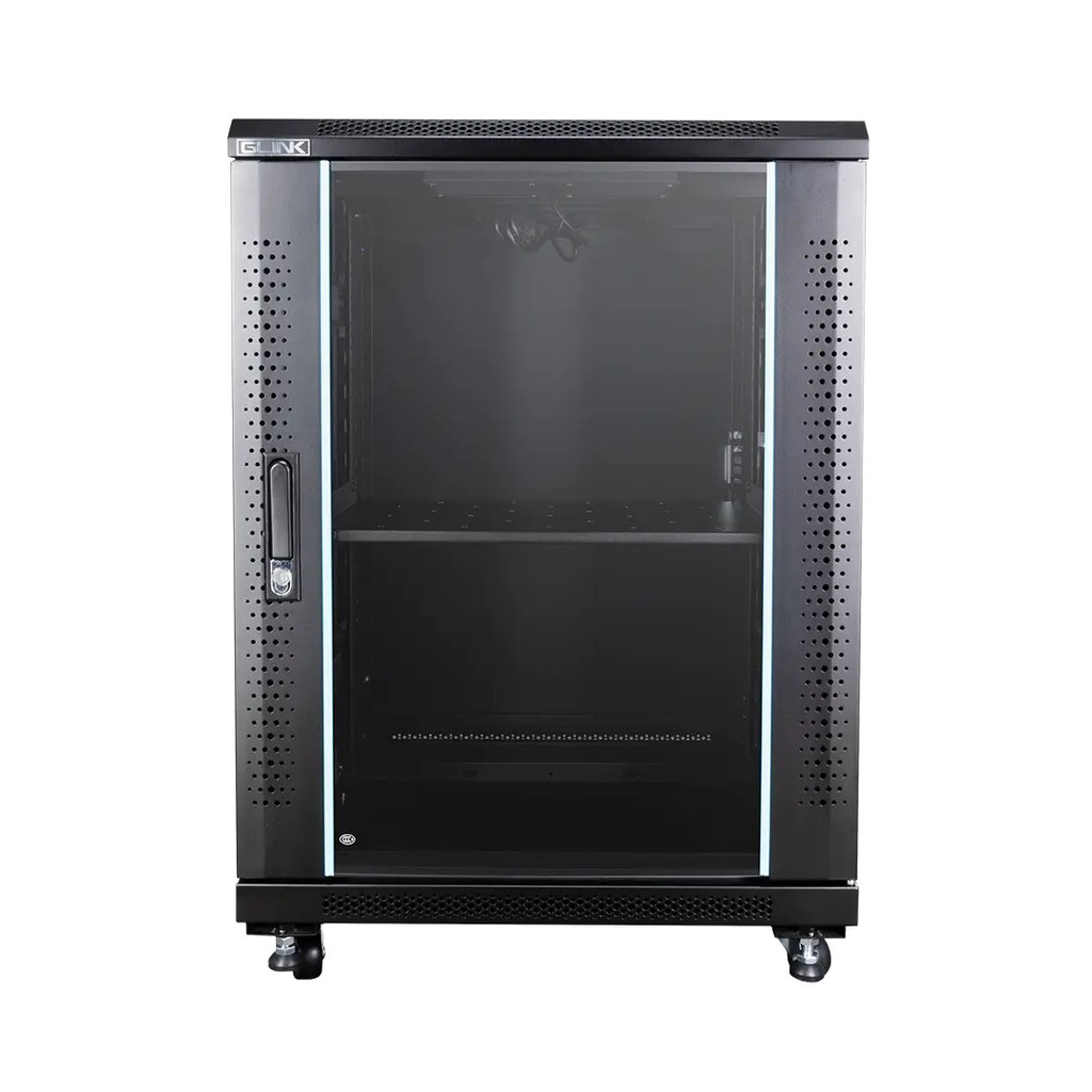GLINK GC15U-80 ตู้แร็คตั้งพื้น 19 นิ้ว ขนาด 15U ลึก 80 ซม.
