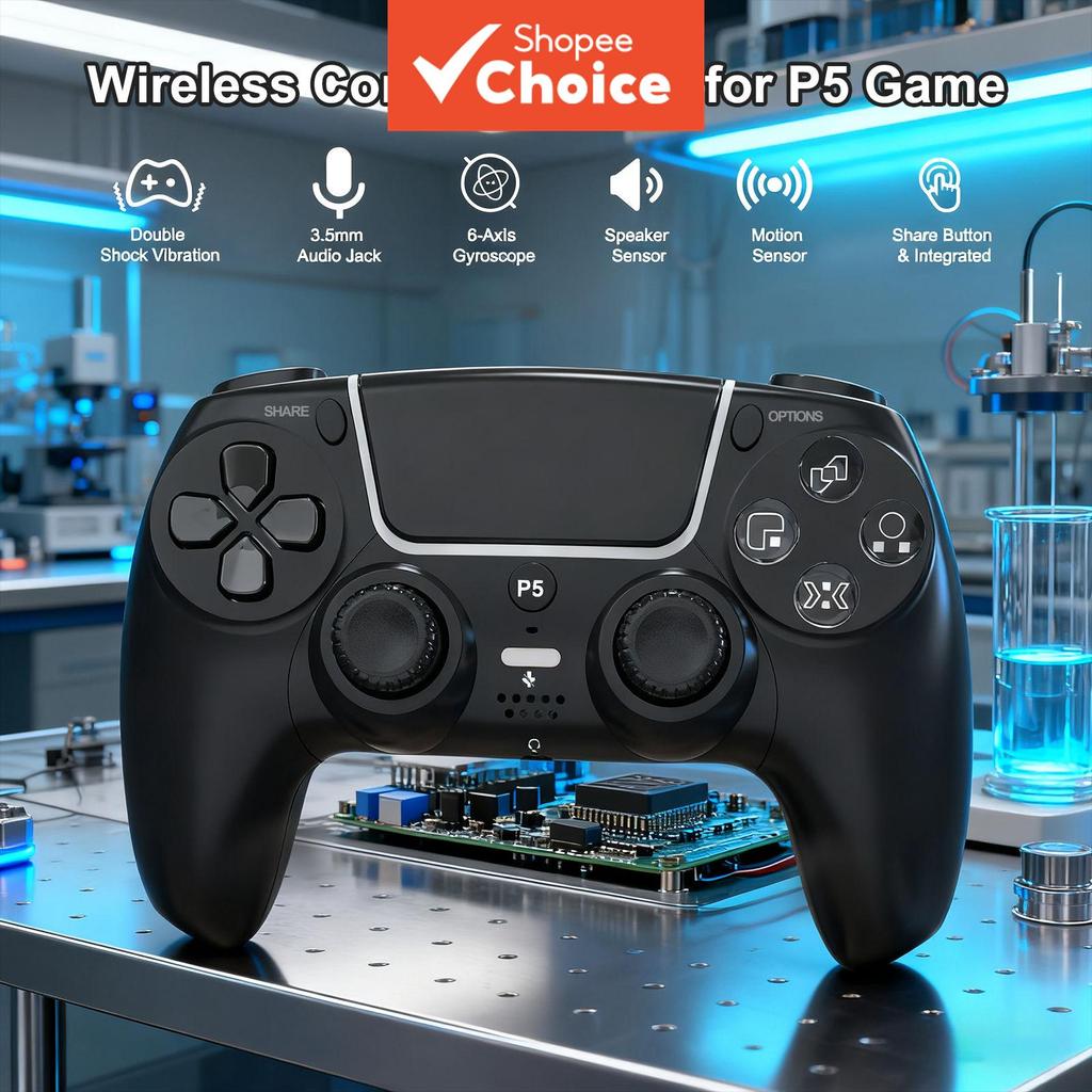 GAMINJA เกมคอนโทรลเลอร์ เกมแพด P50 สําหรับ PC / โทรศัพท์ Android / สําหรับ P5