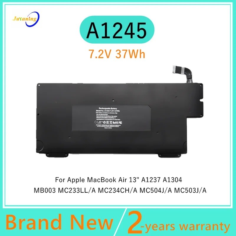 A1245 แบตเตอรี่แล็ปท็อปสําหรับ Apple MacBook Air 13 "A1237 A1304 MB003 MC233LL/A MC234CH/A MC504J/A 