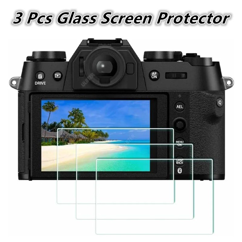 1-3PCS กระจกนิรภัยสําหรับ Fujifilm X10 X100 X100F X100S X100T X100V X100VI X20 X30 X70 X7100 XP120 X