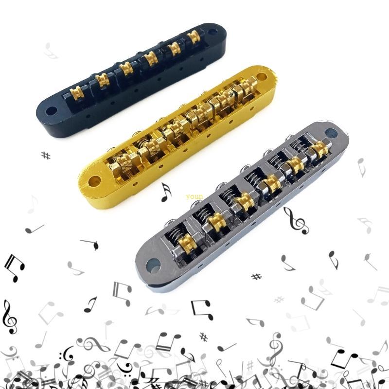 Youn 6 String Guitar Roller Bridge Tune-O-Matic Bridge Guitar Roller Bridge
