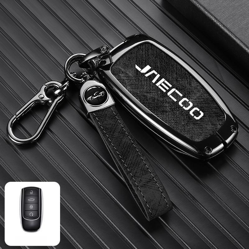 สังกะสีอัลลอยด์รถ Remote Key สําหรับ Chery Omoda C5 ev Omoda 5 OMODA6/8 JAECOO J7 , Key Protector Ke