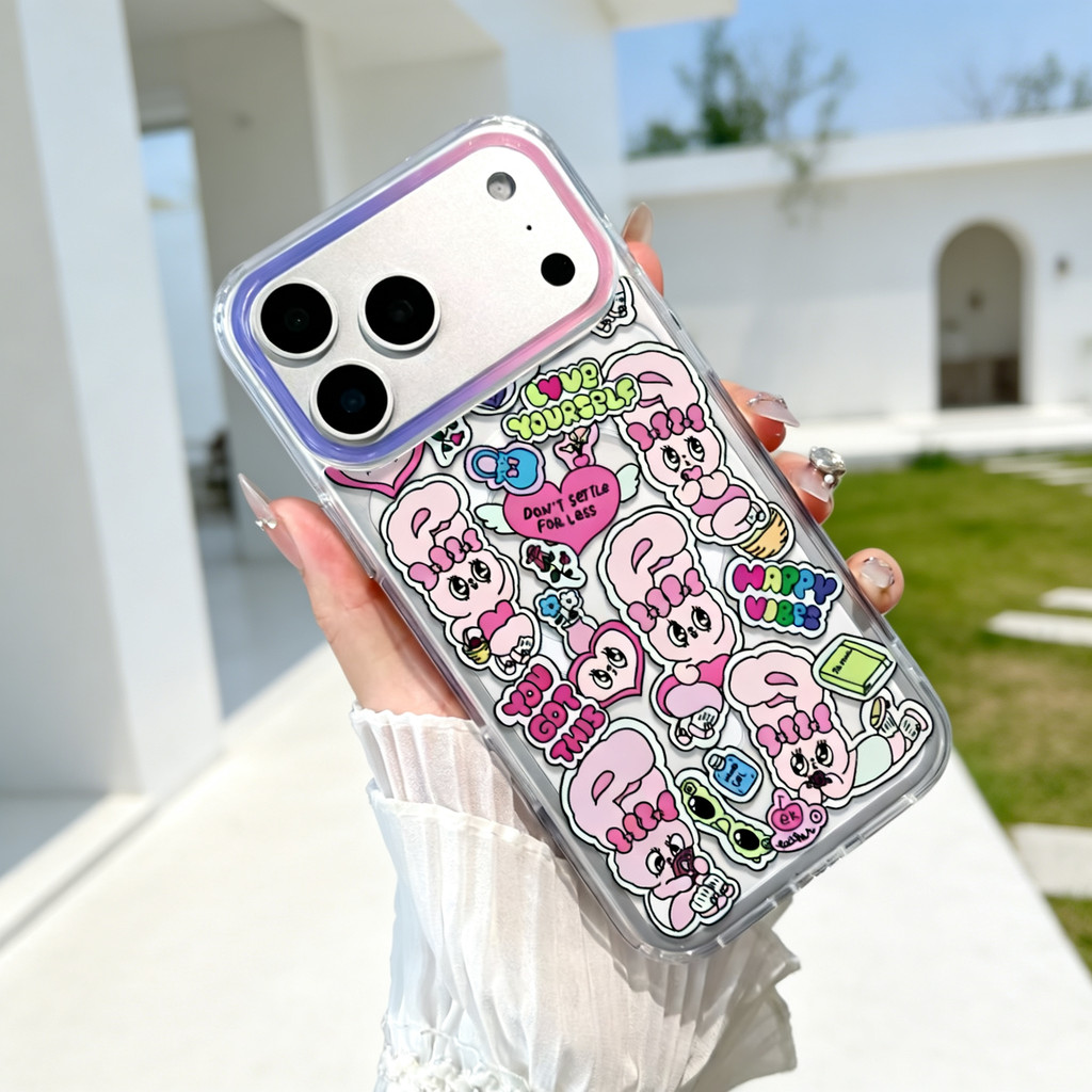 Just เข้ากันได้สำหรับ เคสไอโฟน 18/17PRO iPhone 16PROMAX 15 14PLUS 13PRO 12 11-HLYCK175