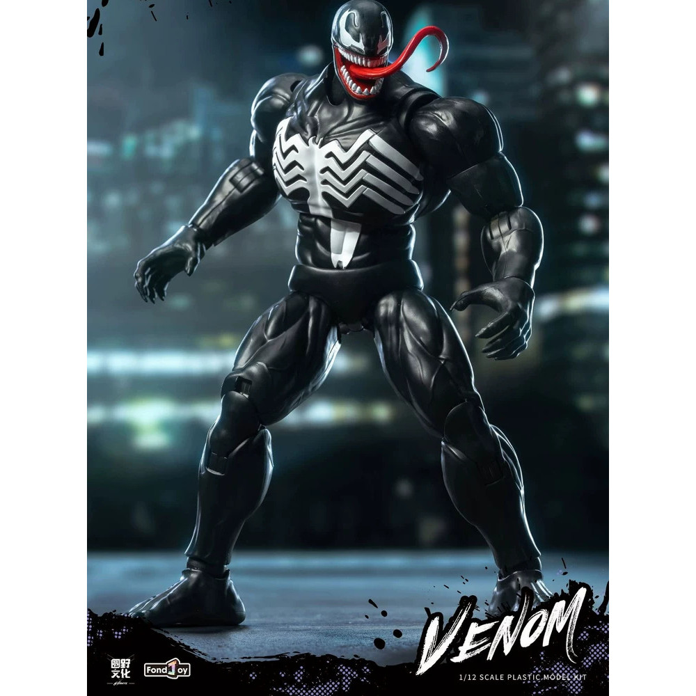 Yuanye Culture Venom Panle Stark Spiderman ตุ๊กตาโมเดลของเล่นประกอบ