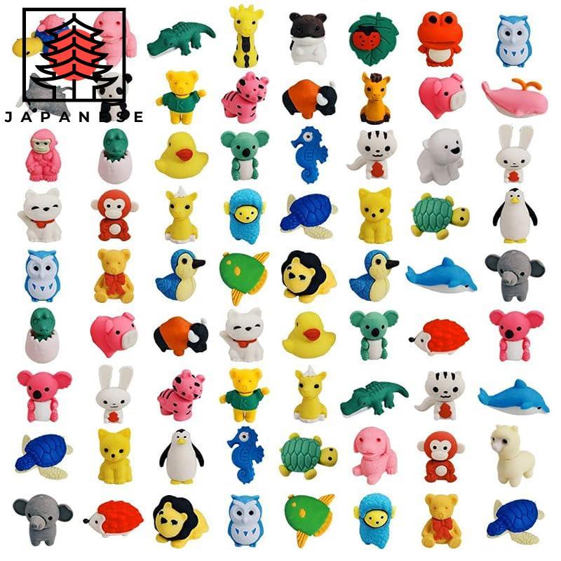 【Direct from JP】Animal Mini Puzzle Pencil Erasers 
Noodle Mini Puzzle Pencil Erasers 
Cake Mini Puzz
