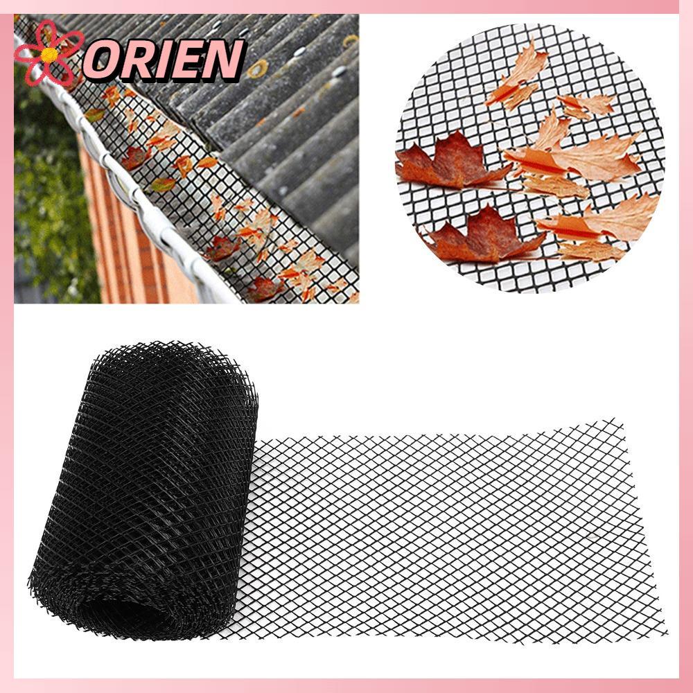 ORIEN Gutter Guard Mesh Roll, พลาสติกกรองเศษ Gutter Leaf Guard Roll, นํากลับมาใช้ใหม่ติดตั้งง่ายพลาส