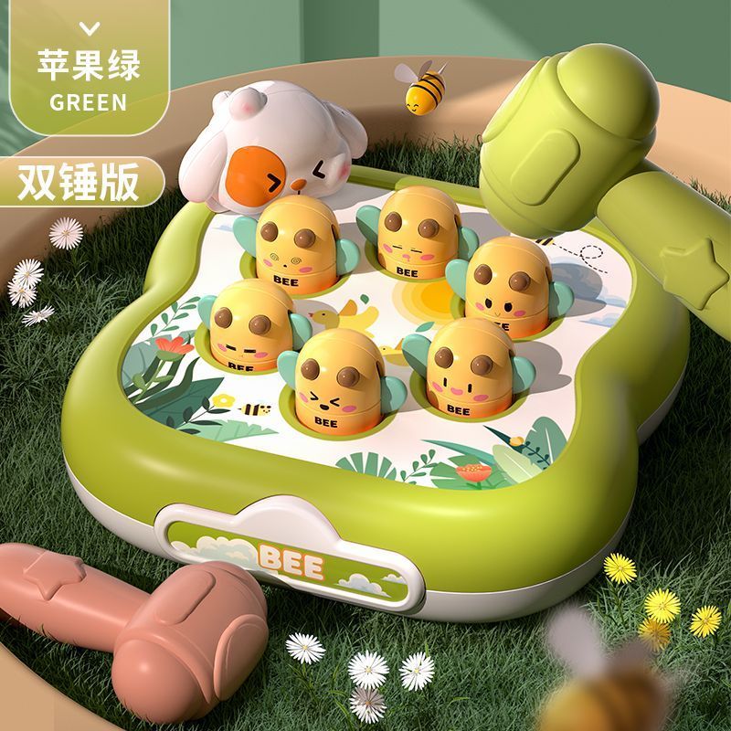 Whack-a-Mole ของเล่นเด็กเพื่อการศึกษาเด็ก 1 ถึง 3 ปีเด็กผู้หญิงพัฒนา Thinking Training เกมคอนโซล 8.1