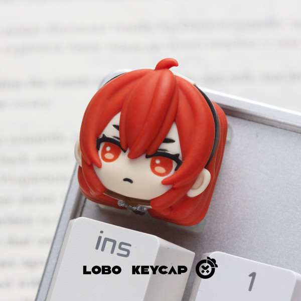 Original Keycap Jobless Reincarnation Alice Luoqi Xixi Lufei Keycap คีย์บอร์ดแบบกลไก Keycap ของขวัญ