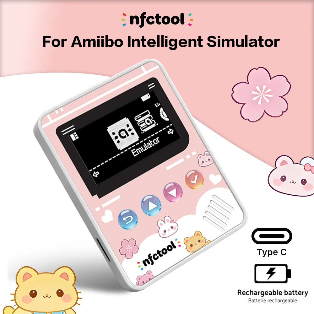 All-ใหม่ปุ่ม-Operated OLED NFC Emulator รองรับ Type-C Charger & 14 ภาษาสําหรับสวิทช์/สวิทช์ 2/3DS/Wi