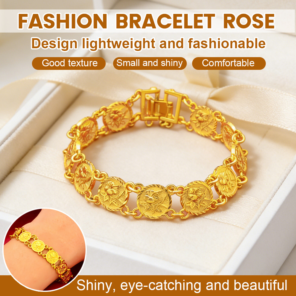 Bersalut Emas Gelang Wanita Moden Reka แฟชั่น Borong เวียดนาม