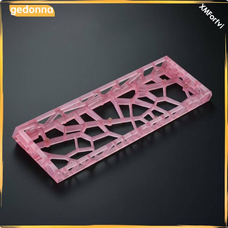 [gedonna] PC Frosted Keyboard Case Geometric Hollow Out DIY Mechanical Keyboard Base สําหรับเล่นเกมแ