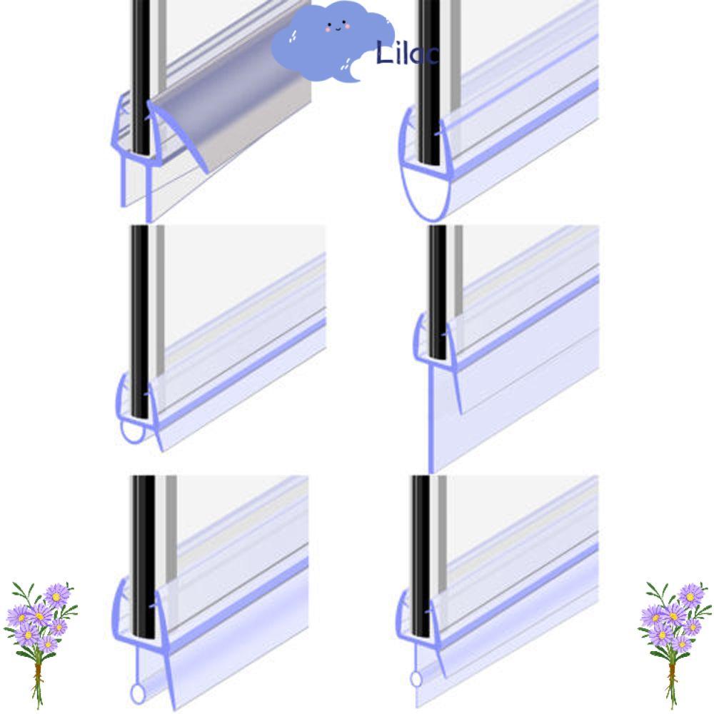 LILAC 1M 6-12 มม.FU h Shape Seal Strip Home & Living Bath Screen Home Improvement Window Seal