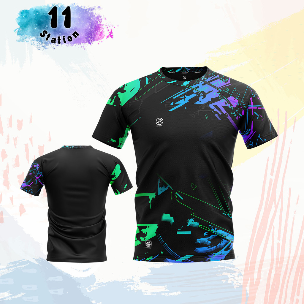 เสื้อยืด PROTECH Badminton Quick Dry Tournament