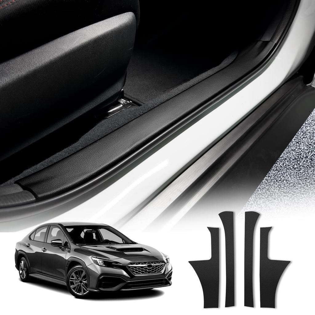 ชุดการ์ดบันไดข้าง/สติกเกอร์กันรอยประตู ตรงรุ่น สำหรับ Subaru WRX S4/STI (2022+) | Custom Side Step G