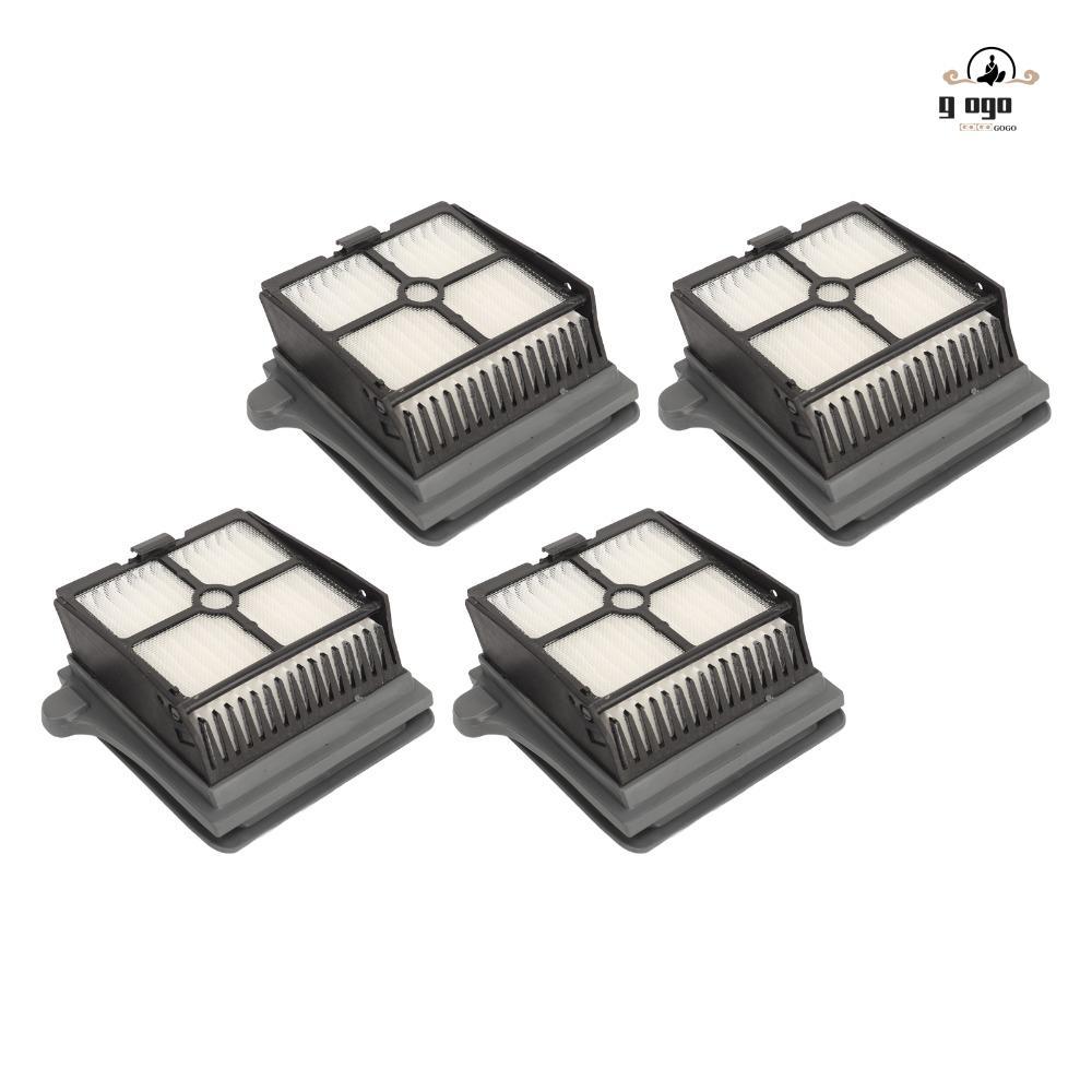 GOGOU 4PCS ตัวกรองสูญญากาศทดแทนสําหรับเครื่องดูดฝุ่นสีเทาแบบใช้ซ้ําได้ ABS ติดตั้งง่ายเครื่องดูดฝุ่น