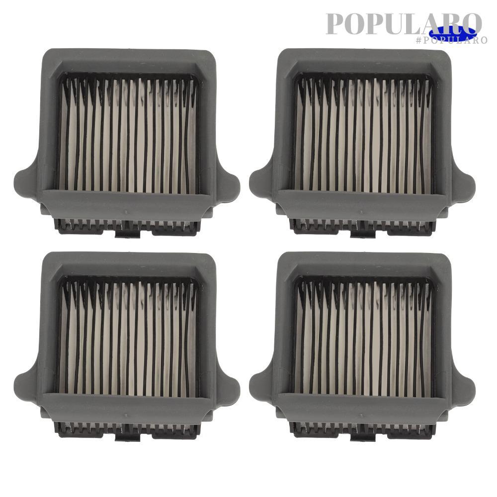 POPULARO 4PCS ตัวกรองสูญญากาศเปลี่ยน,สีเทา ABS เครื่องดูดฝุ่นชั้นกรอง,Reusable ติดตั้งง่ายเครื่องดูด