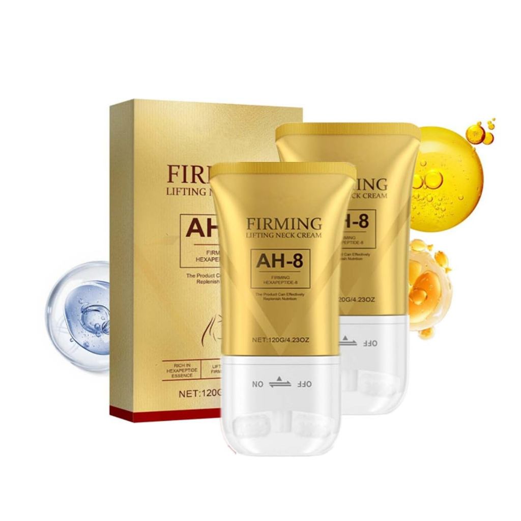 Ah8 Firming Neck Cream ครีมคอมีลูกกลิ้ง ครีมกระชับคอสําหรับ Crepey Skin Body Care Comfort ครีมกระชับ