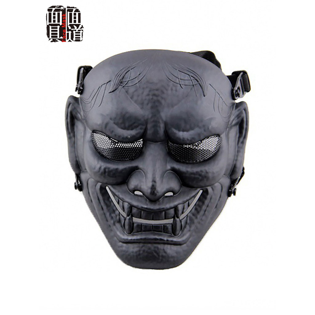 Prajna Skull Mask Field War หน้ากากยุทธวิธีปาร์ตี้ฮาโลวีนประสิทธิภาพ Prom Lanling King คอสเพลย์ Prop