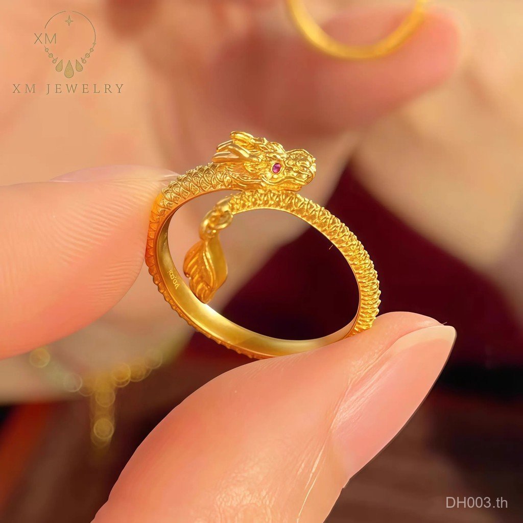 XM JEWELRY แหวนหางสวิง Shenlong ใหม่ ปรับขนาดได้