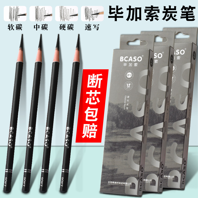 Picasso Art Student Exam Dedicated Professional Sketch Charcoal Pen Soft Sketch Charcoal Pen Paintin