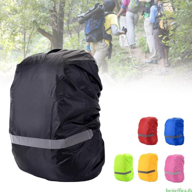 Beste กันน้ํา Rain Cover สําหรับกระเป๋าเป้สะพายหลัง Rucksack Rain Cover กันฝนพร้อมแถบสะท้อนแสงกระเป๋