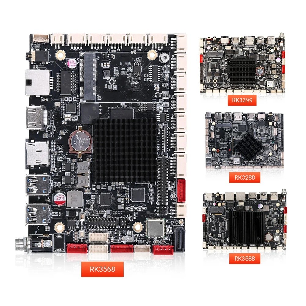 BDYY บอร์ดพัฒนา RK3568 1.0TOPS 2 GB 32 GB EMMC พอร์ต Gigabit Linux RK3568 เมนบอร์ดสําหรับ IOT Smart 