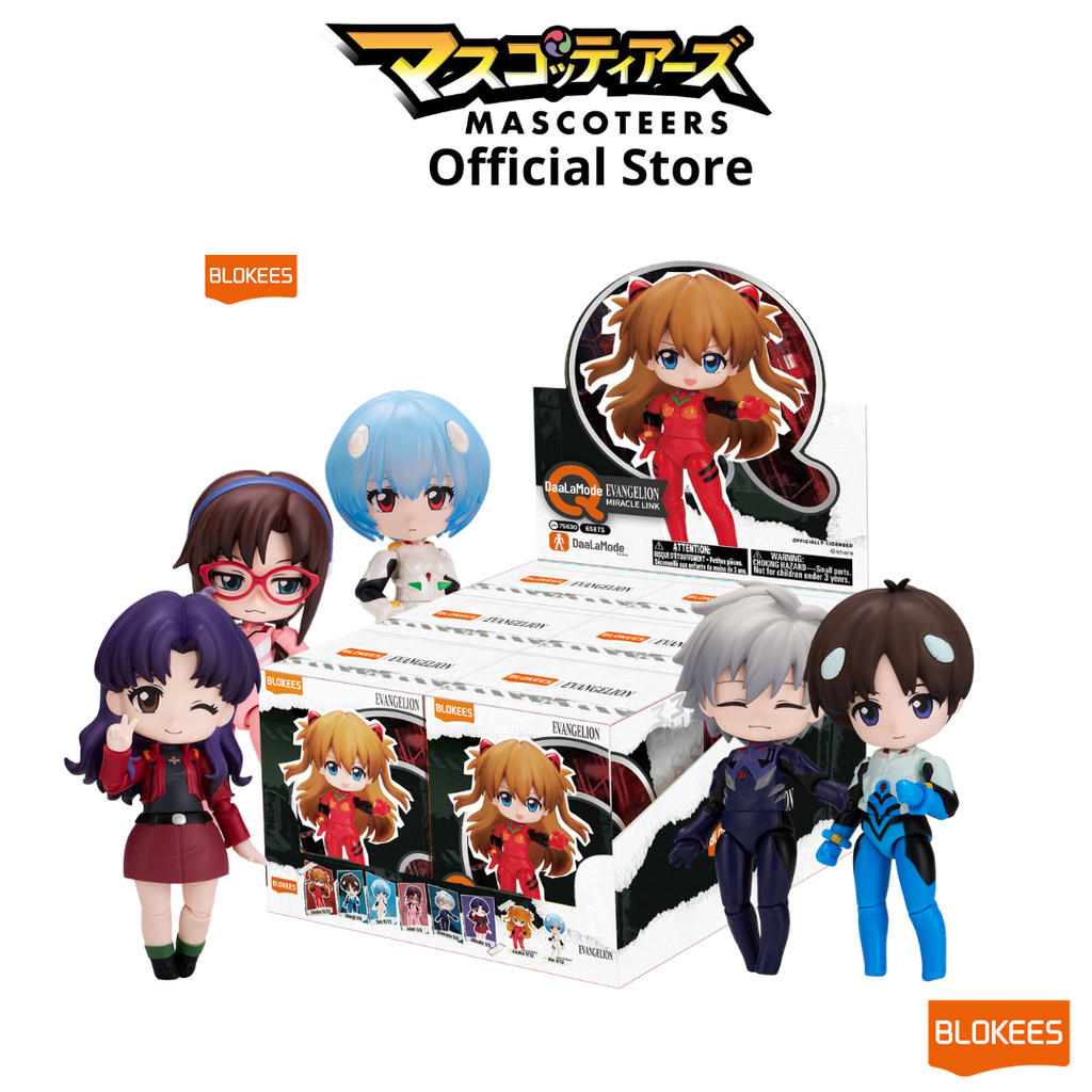 Blokees กล่องสุ่ม(เดี่ยว) - Evangelion 75630 - Fantastic Q Edition - Miracle Link ของแท้ 100%